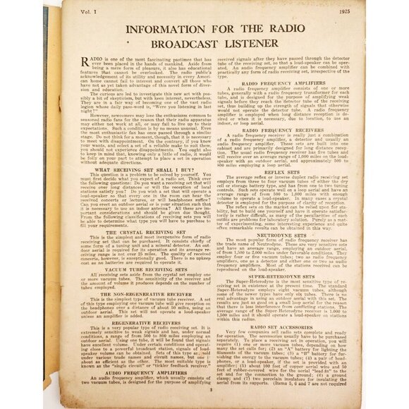 1925 Radio Listeners Guide And Call Book PB Directory Maps Illustrated DWR5 - Picture 3 of 8